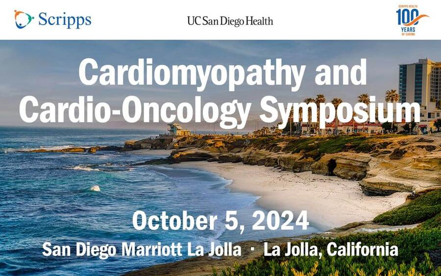Cardiomyopathy and Cardio-Oncology Symposium - Oct. 5, 2024 - San Diego Marriott La Jolla