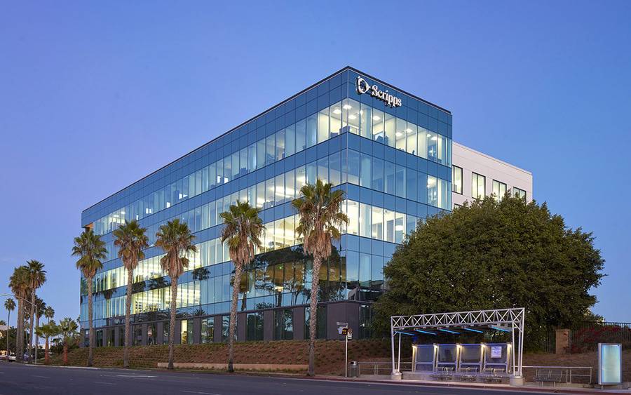 Scripps Health Corporate Office is located on the corner of Executive Drive and Executive Way, just west of I-805. Parking is available on site. 