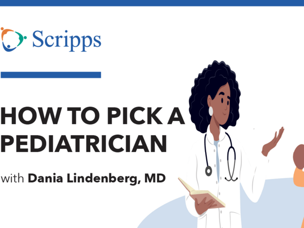 Thumbnail for video/podcast featuring Dr. Lindenberg discussing how to pick a pediatrician.